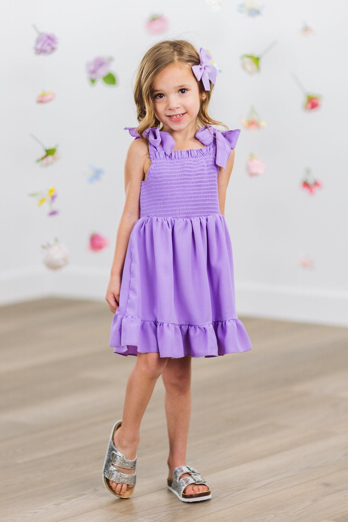 Pastel Tie Shoulder Dress