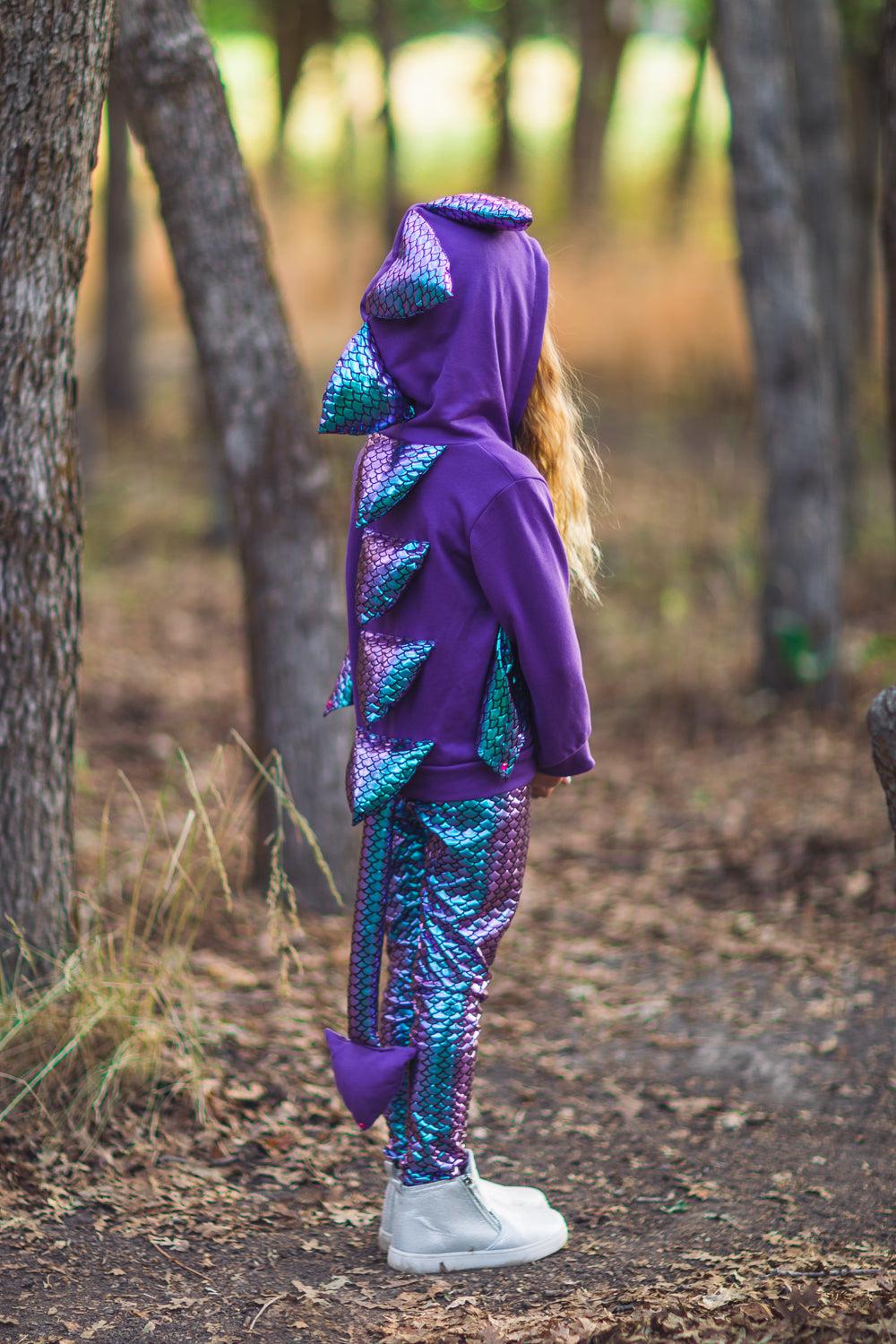 Dragon Hoodie Costume Set - Sparkle in Pink