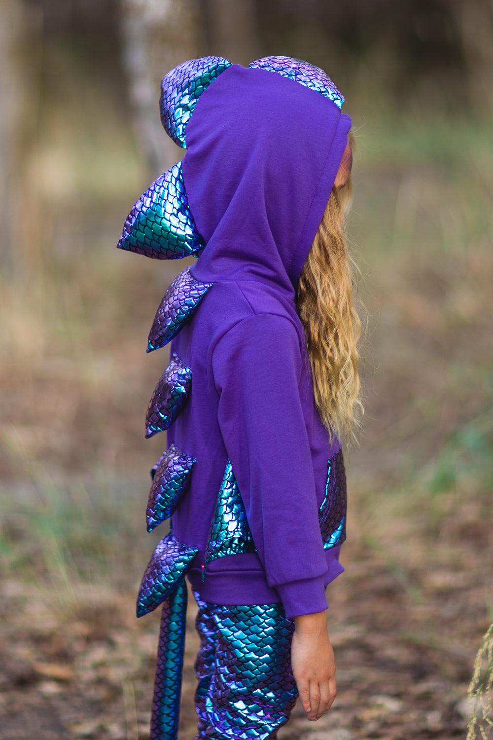 Dragon Hoodie Costume Set - Sparkle in Pink