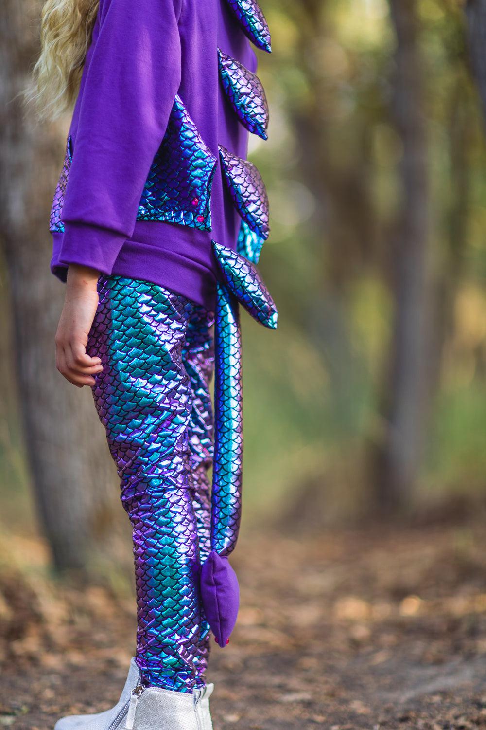 Dragon Hoodie Costume Set - Sparkle in Pink