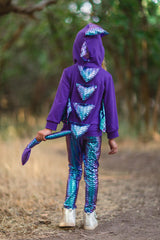 Dragon Hoodie Costume Set - Sparkle in Pink