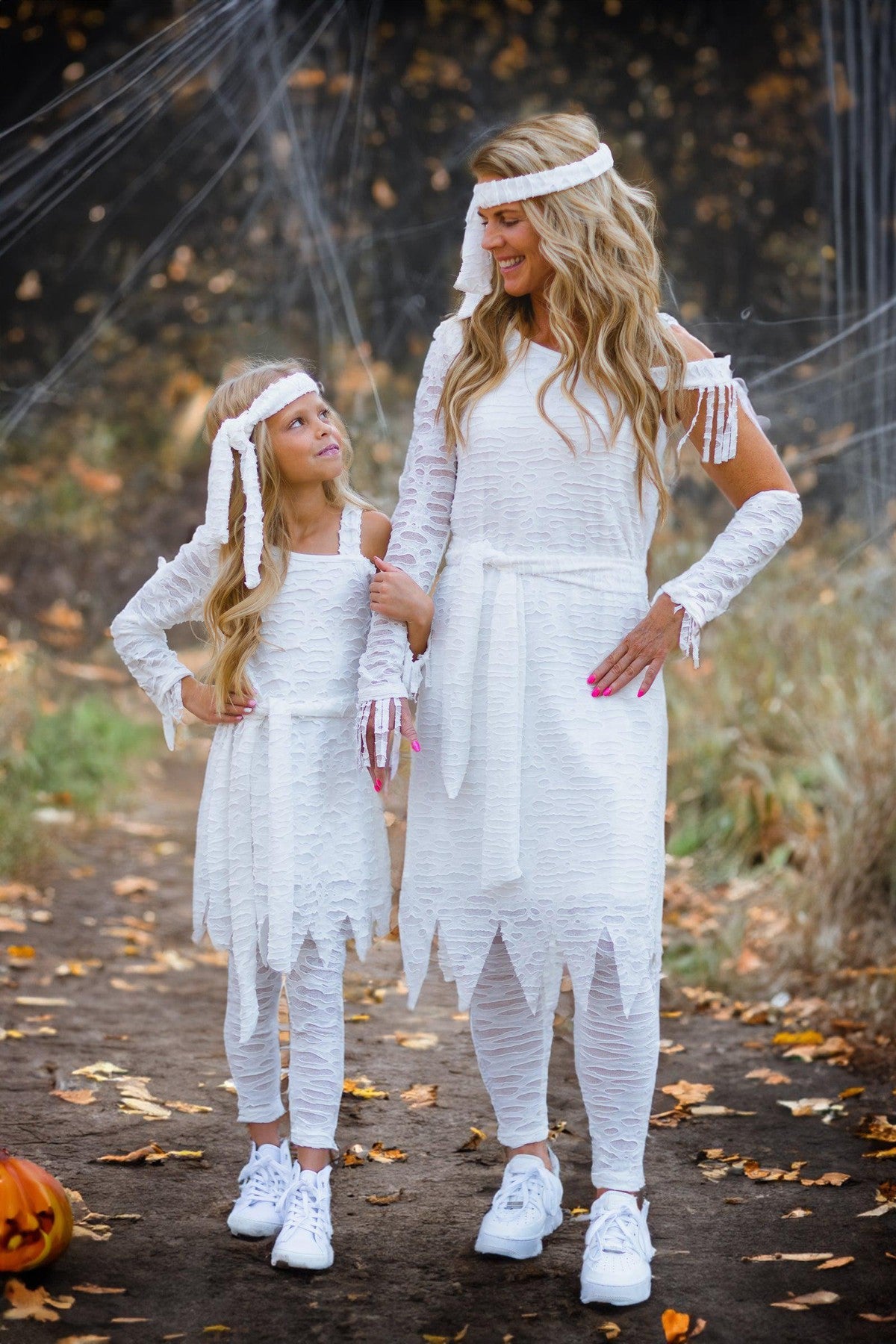 Mom & Me - Mummy Costume - 5 Piece Set - Sparkle in Pink