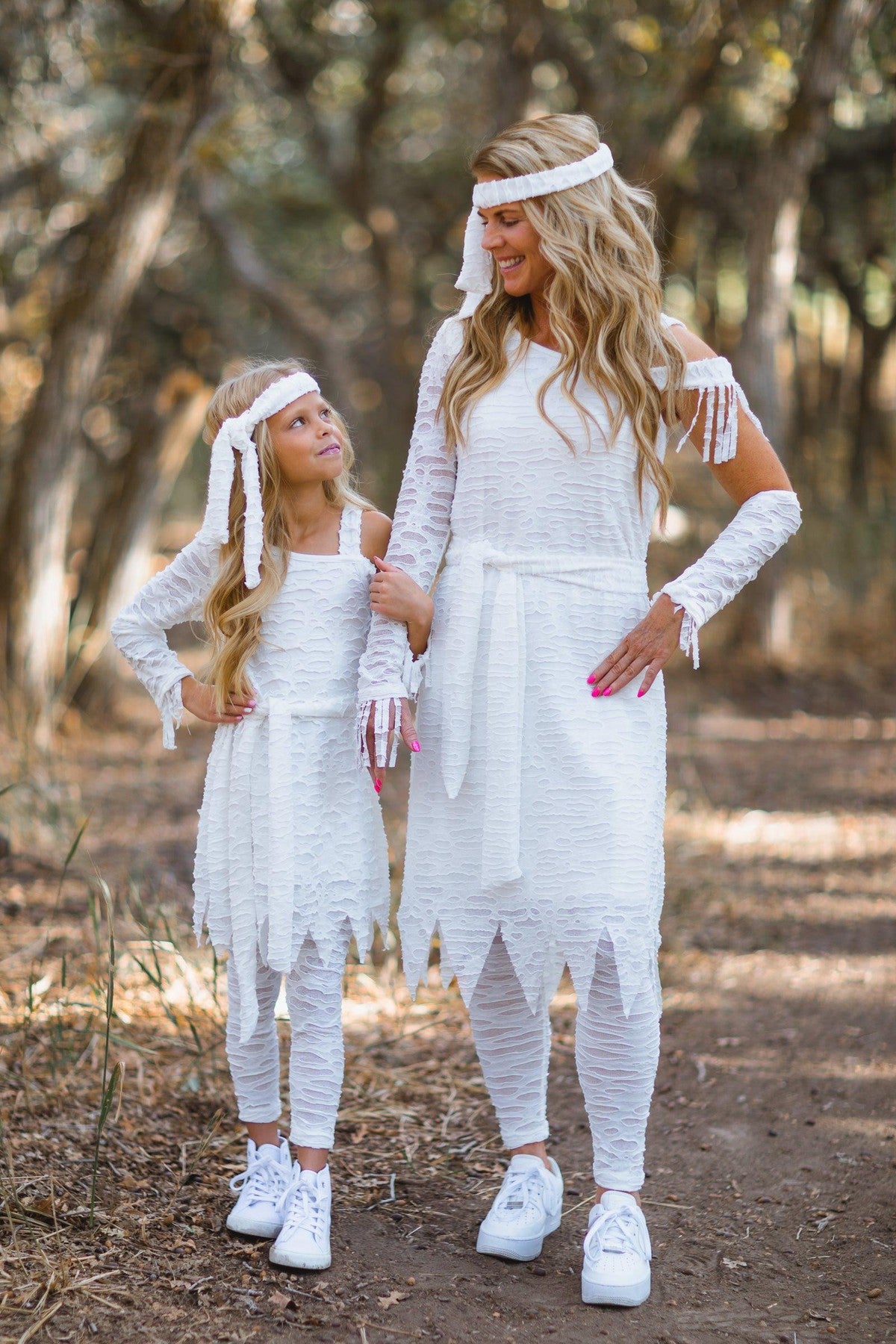 Mom & Me - Mummy Costume - 5 Piece Set - Sparkle in Pink