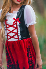 Red Riding Hood Costume - Sparkle in Pink