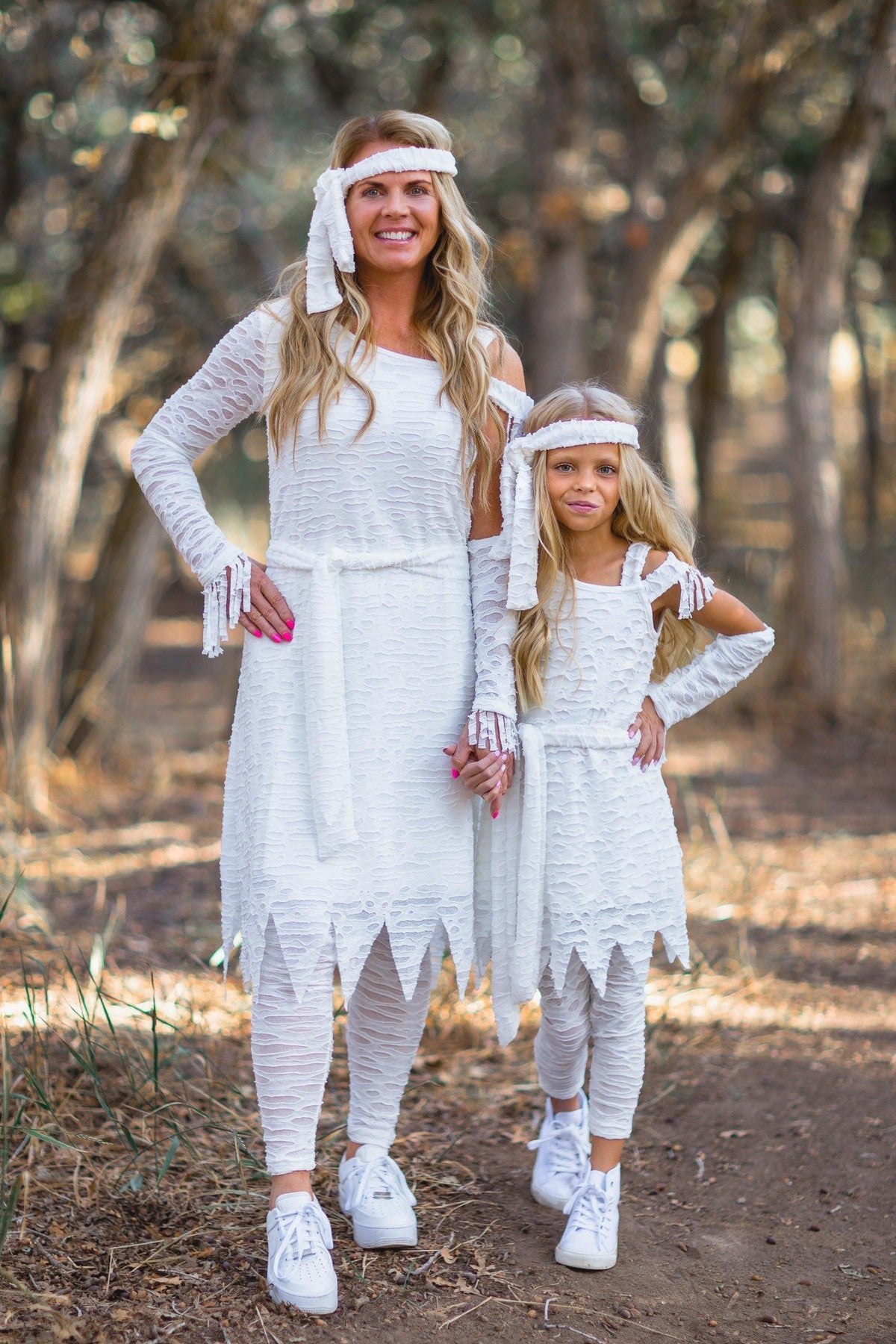 Mom & Me - Mummy Costume - 5 Piece Set - Sparkle in Pink