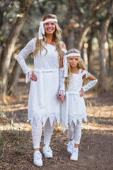 Mom & Me - Mummy Costume - 5 Piece Set - Sparkle in Pink