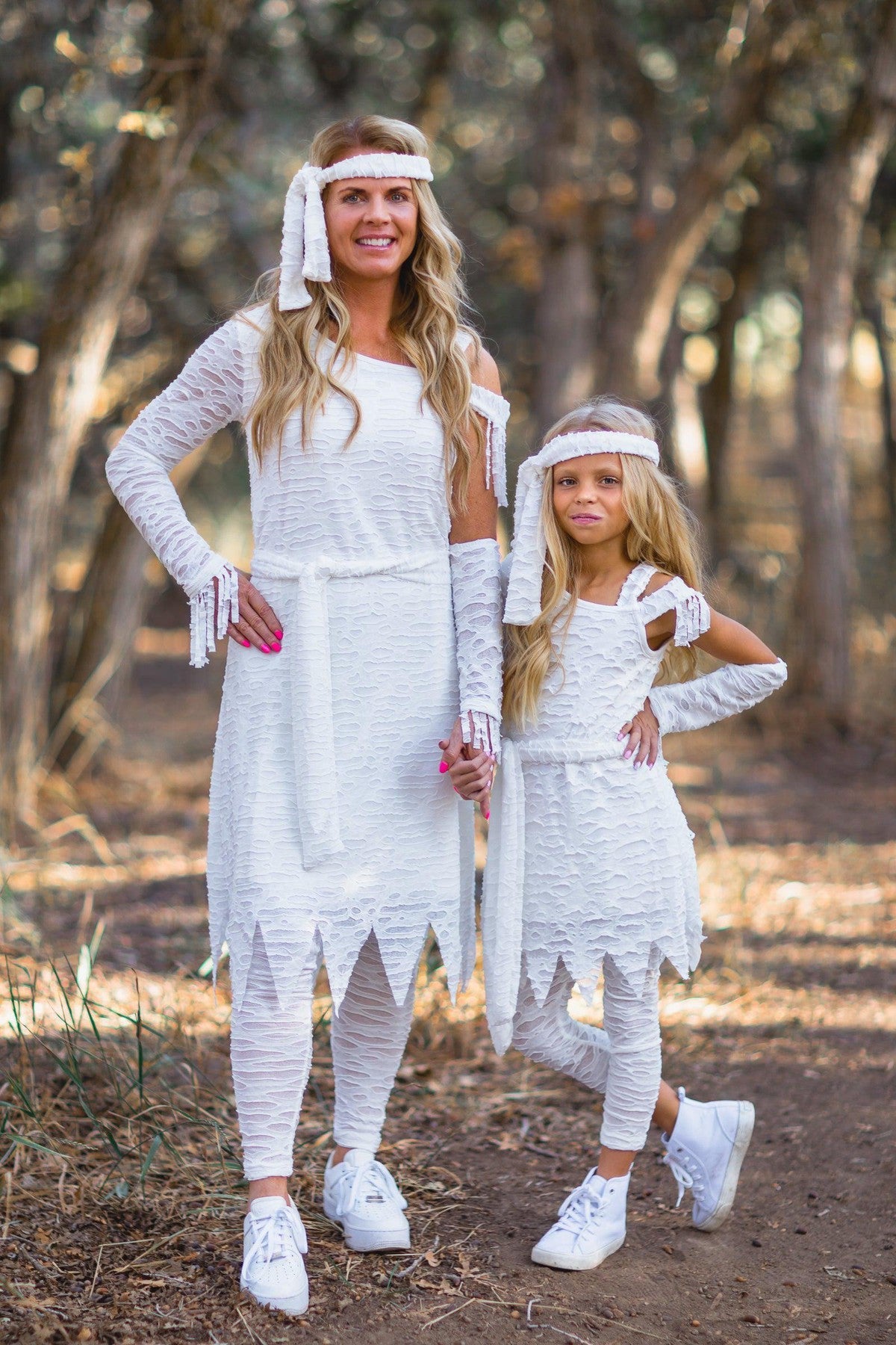 Mom & Me - Mummy Costume - 5 Piece Set - Sparkle in Pink