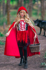 Red Riding Hood Costume - Sparkle in Pink