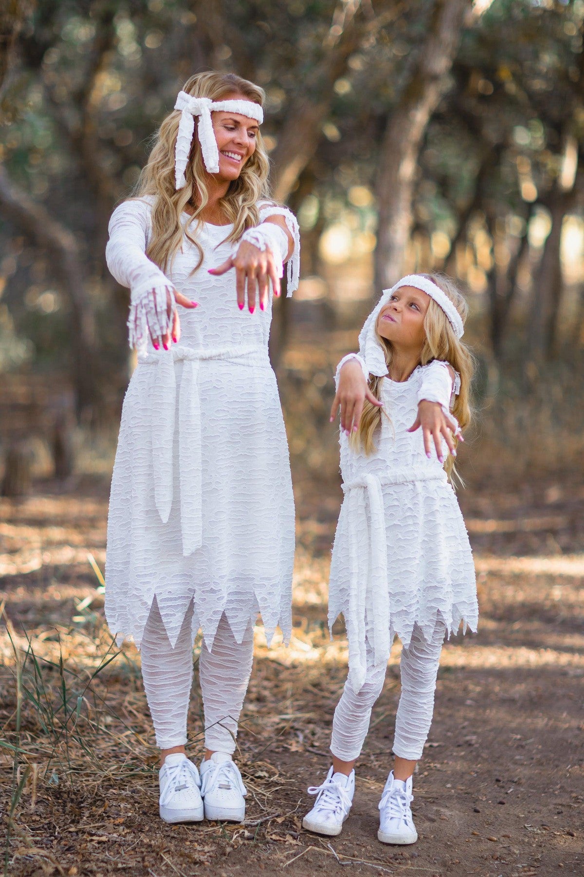 Mom & Me - Mummy Costume - 5 Piece Set - Sparkle in Pink
