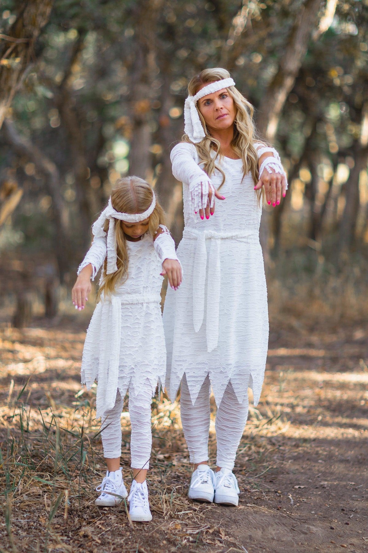 Mom & Me - Mummy Costume - 5 Piece Set - Sparkle in Pink