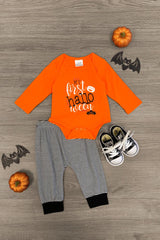 "My First Halloween" Onesie Set - Sparkle in Pink