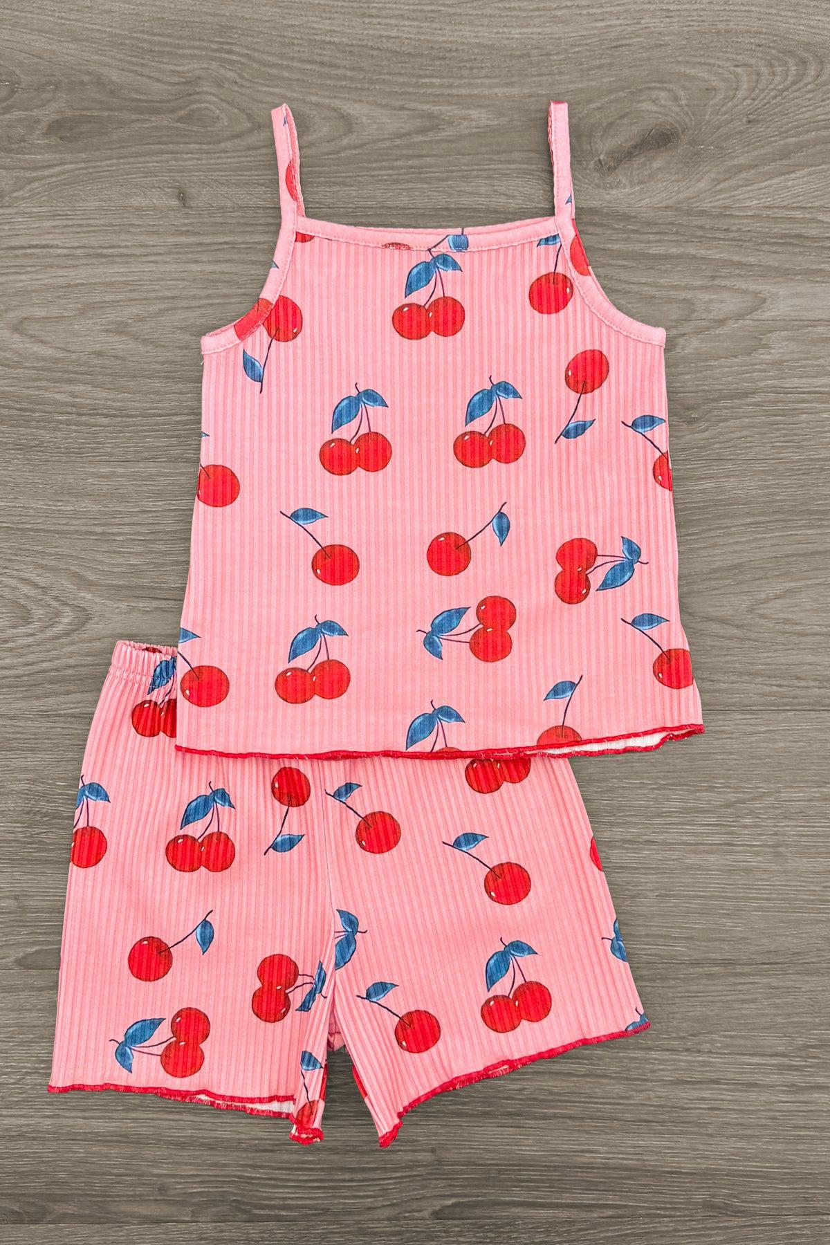 Pink Cherry Short Set