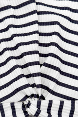 Striped Tank Light Denim Short Set