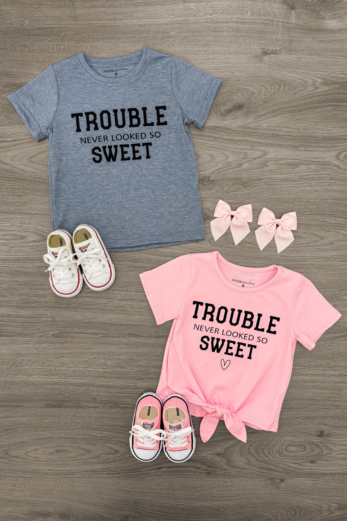 "Trouble Never Looked So Sweet" Top - Boy or Girl