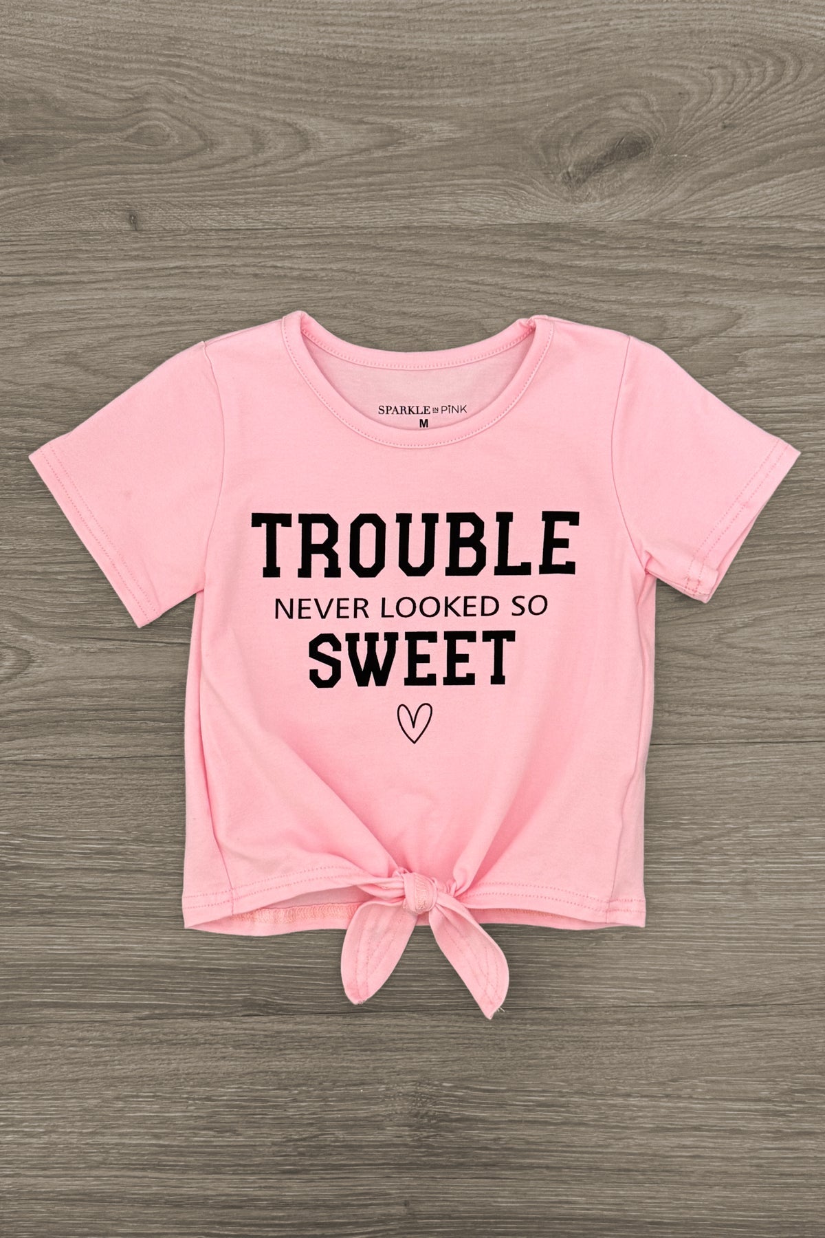"Trouble Never Looked So Sweet" Top - Boy or Girl