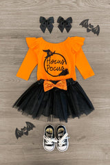 "Hocus Pocus" Tutu Onesie Set - Sparkle in Pink