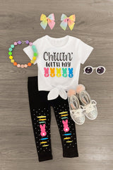 "Chillin' With My Peeps" Legging Set