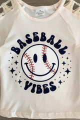 "Baseball Vibes" Smiley Sequin Short Set - Sparkle in Pink