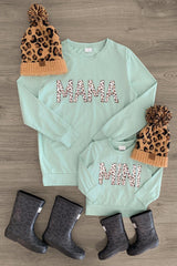 Mom & Me - "Mama & Mini" Leopard Top - Sparkle in Pink