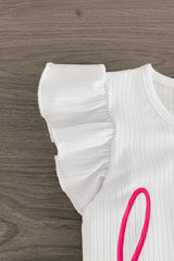 "Be The Change" Hot Pink Short Set - Sparkle in Pink