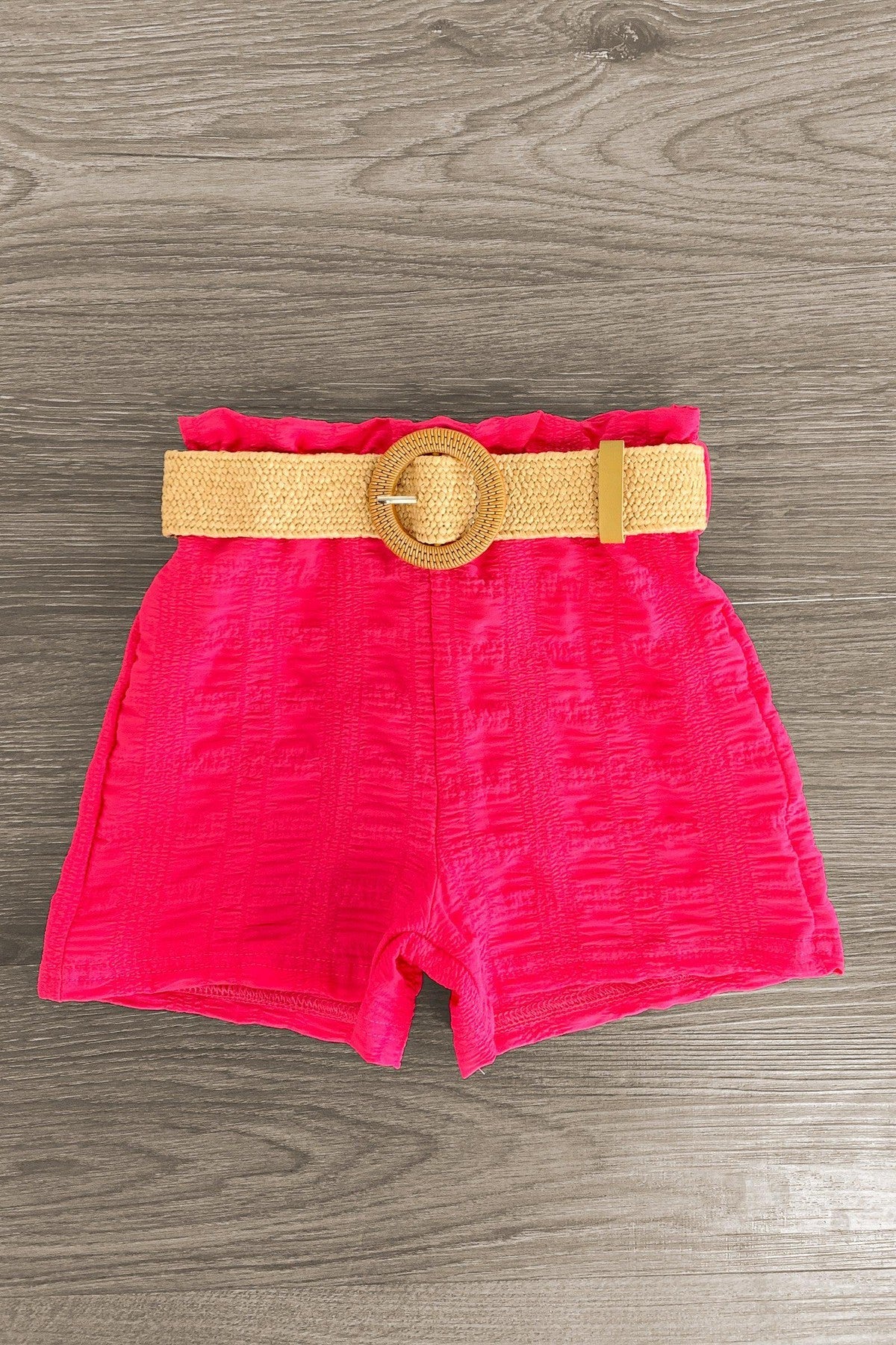 "Be The Change" Hot Pink Short Set - Sparkle in Pink
