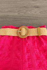 "Be The Change" Hot Pink Short Set - Sparkle in Pink