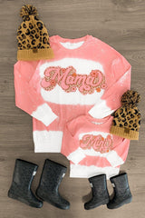 Mom & Me - "Mama & Mini" Pink Paint Splatter Top - Sparkle in Pink