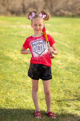 "Baseball Vibes" Sequin Short Set - Sparkle in Pink