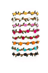 Braided Floral Headband - Many Colors! - Sparkle in Pink