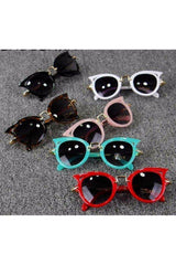 Girls Cat Eye Sunnies - Many Colors! - Sparkle in Pink