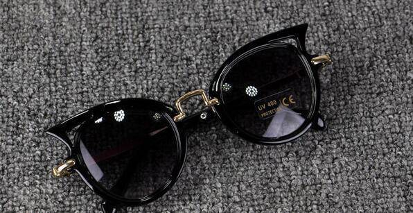 Girls Cat Eye Sunnies - Many Colors! - Sparkle in Pink