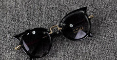Girls Cat Eye Sunnies - Many Colors! - Sparkle in Pink