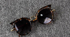 Girls Cat Eye Sunnies - Many Colors! - Sparkle in Pink