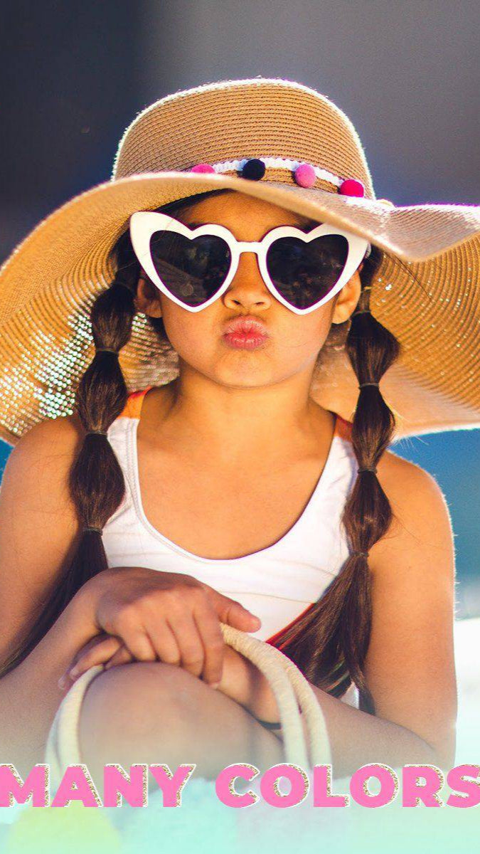 Mom & Me - Heart Eye Sunnies - Many Colors! - Sparkle in Pink