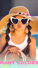 Mom & Me - Heart Eye Sunnies - Many Colors! - Sparkle in Pink