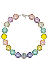Pastel Bubblegum Necklace - Sparkle in Pink