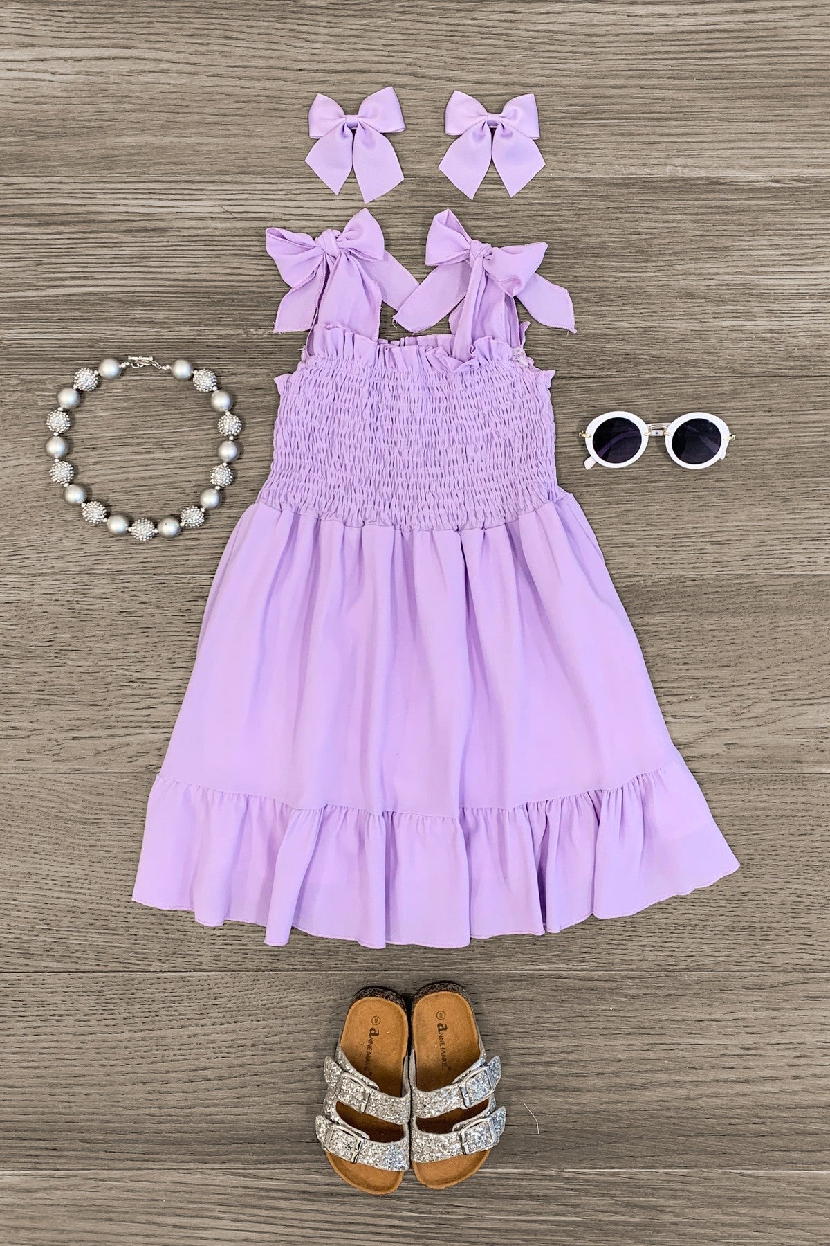 Pastel Tie Shoulder Dress