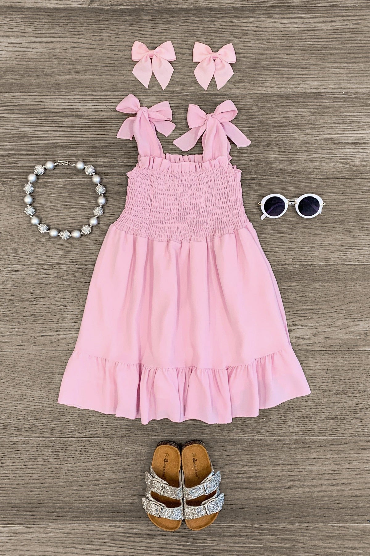 Pastel Tie Shoulder Dress