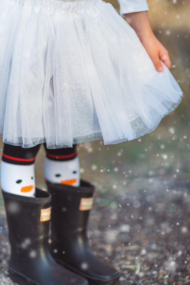 Snowman Costume - 4 Piece Set - Sparkle in Pink