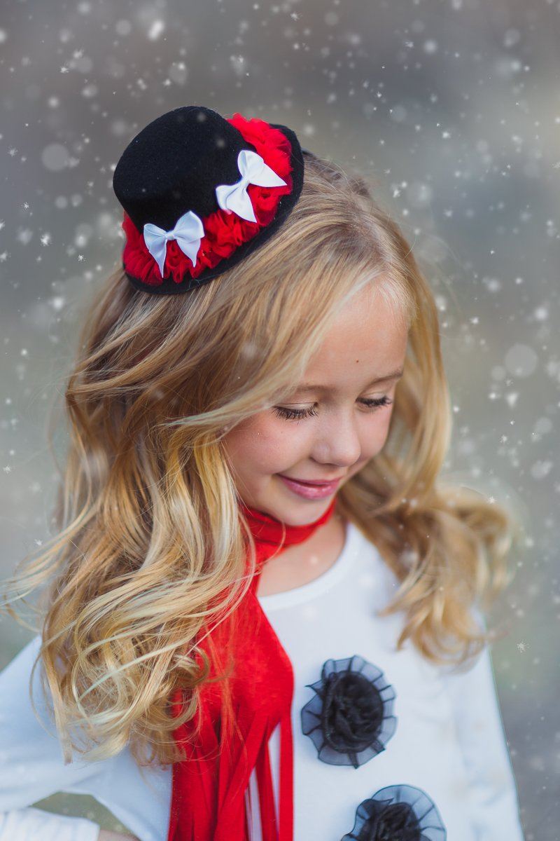 Snowman Costume - 4 Piece Set - Sparkle in Pink
